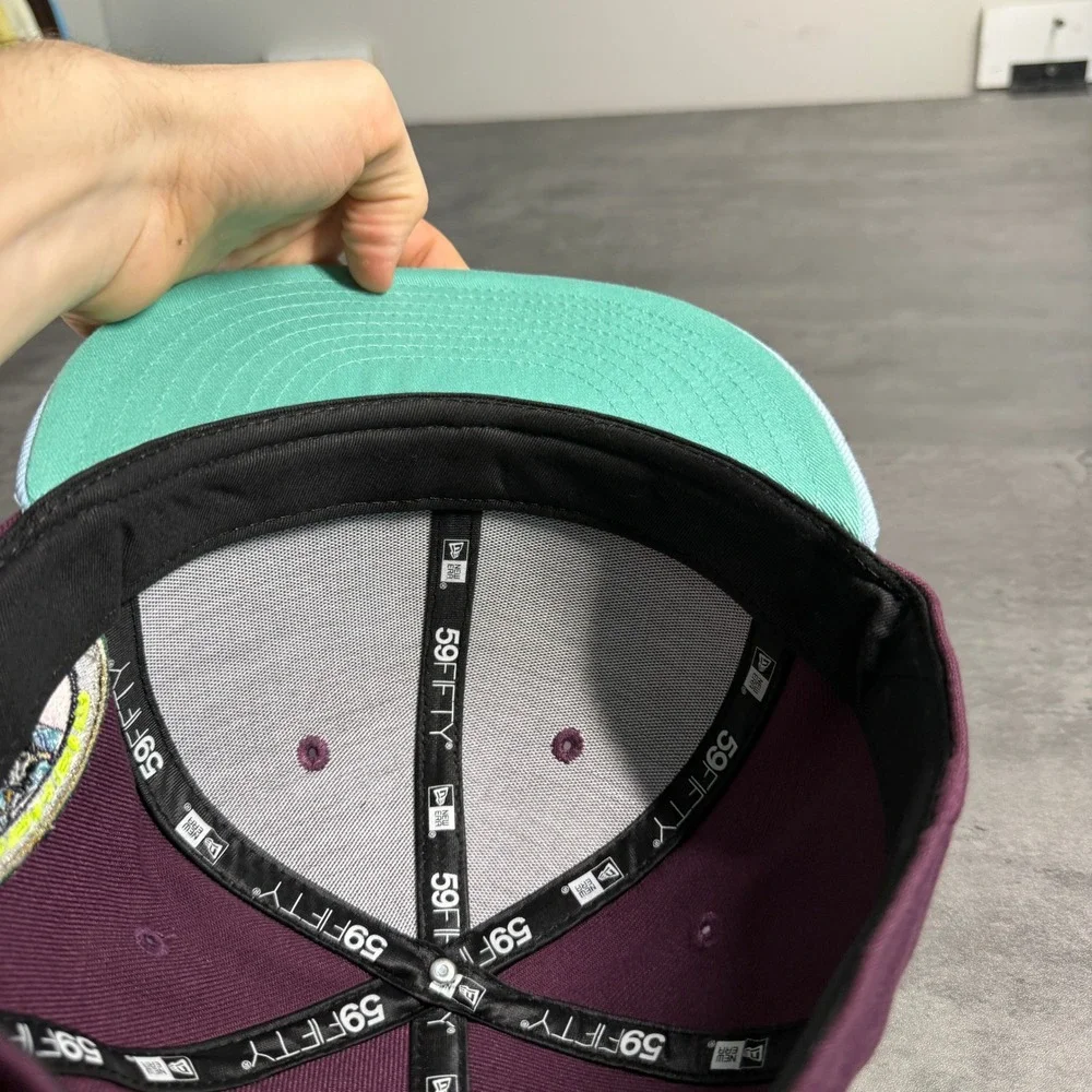Hat Club‎ Anaheim Mighty Ducks New Era Cap 7 1/2 Maroon A Killing Joke Batman